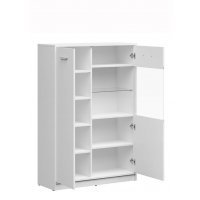 Vitrina NEPO REG1D1W/90 BI